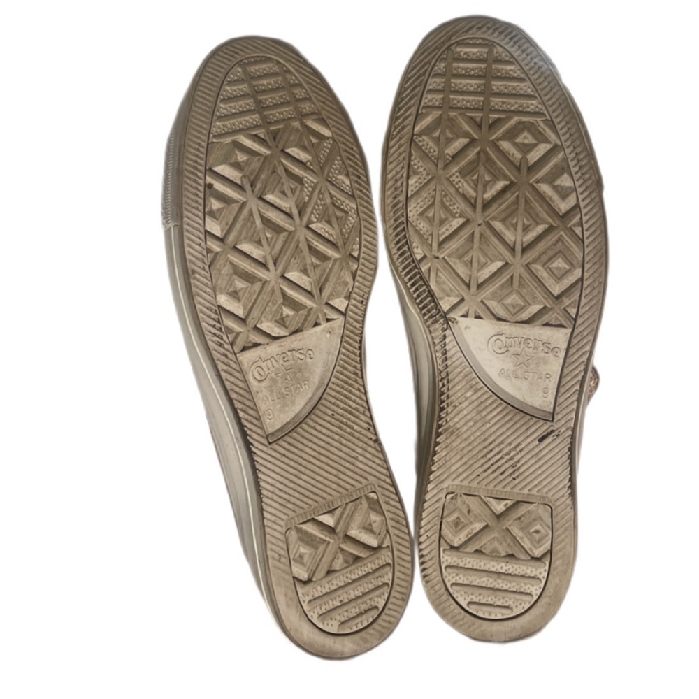 Converse Chuck Taylor Metallic Rose Gold Athleisure Trendy platform High-Tops 11 - Picture 7 of 7